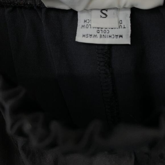 Bryn Walker Wide Leg Pull On Cropped Pants Womens Size Small Black Cupro Blend - Picture 6 of 7